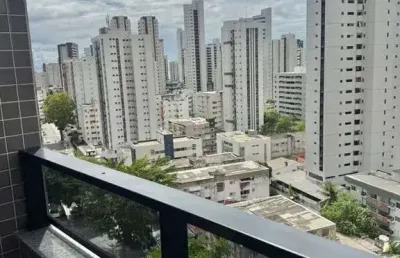 Maravilhoso apartamento de 2 quartos em boa viagem primeira locação
