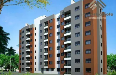 Apartamento à venda, no residencial augusto martins,  em santa maria, uglione, com 3 quartos, 88,70m²