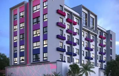 Studio à venda, no art studios,  em santa maria, camobi, com 1 quarto, 18,50m²