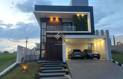 Casa de condomínio à venda, no condomínio real park,  em santa maria, tomazetti, com 3 quartos, 163,00m²