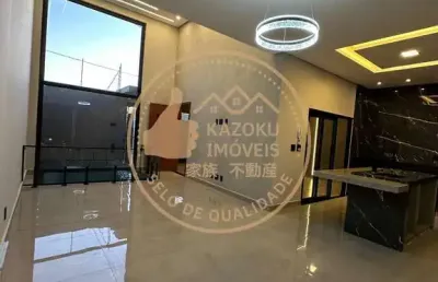 Casa com piscina integrada à sala – 3 dormitórios, área gourmet e alto padrão