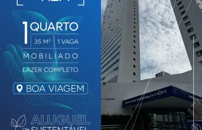 Apartamento com 1 quarto para alugar na Travessa Maria Carolina, 661, Boa Viagem, Recife