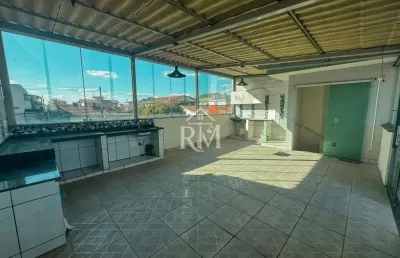 Cobertura à venda  com 135 metros quadrados com 3 quartos em copacabana - belo horizonte - mg