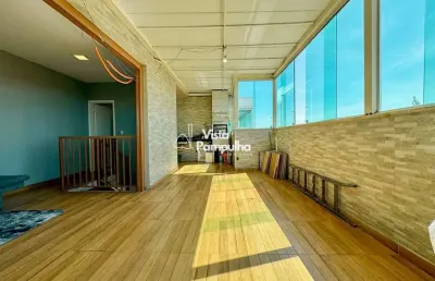Cobertura duplex 3 quartos com terraço e 2 vagas - planalto, bh
