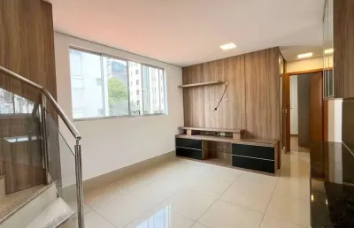Cobertura para venda em belo horizonte, santo antônio, 3 dormitórios, 1 suíte, 2 banheiros, 2 vagas