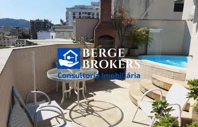 Cobertura com 3 quartos à venda na rua dona delfina, tijuca, rio de janeiro, 231 m2 por r$ 2.150.000