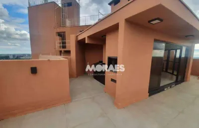 Apartamento na cobertura com 3 dormitórios para alugar, 200 m² por r$ 4.000/mês - edifício manhattan park - bauru/sp
