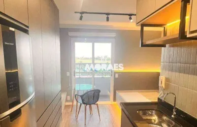 Apartamento mobiliado com 1 quarto para alugar, 25 m² por r$ 2.290/mês - fly residence - bauru/sp
