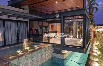 Casa em condomínio fechado com 3 suítes 498 m² - à venda por r$ 3.300.000 - alphaville - bauru/sp