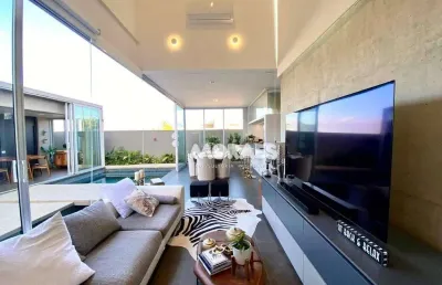 Casa em condomínio fechado com 4 suítes à venda, 379 m² por r$ 2.500.000 - residencial tamboré - bauru/sp