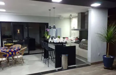 Casa em condomínio fechado com 3 dormitórios à venda, 237 m² por r$ 2.900.000 - residencial lago sul - bauru/sp