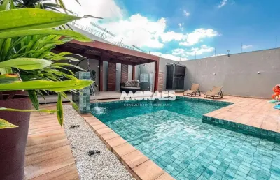 Casa em alto padrão com 3 suítes à venda, 392 m² por r$ 2.200.000 - residencial primavera - piratininga/sp