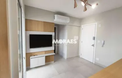 Apartamento mobiliado com 1 quarto para alugar, 41 m² por r$ 2.300/mês - edifício red - bauru/sp
