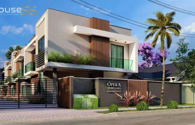 Sobrado com 3 dormitórios à venda, 144 m² por r$ 820.000,00 - hauer - curitiba/pr