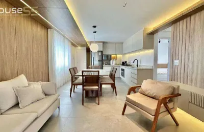 Apartamento com 2 dormitórios à venda, 76 m² por r$ 739.700,00 - bacacheri - curitiba/pr
