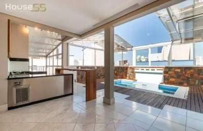 Cobertura com 4 dormitórios à venda, 197 m² por r$ 2.190.000,00 - batel - curitiba/pr