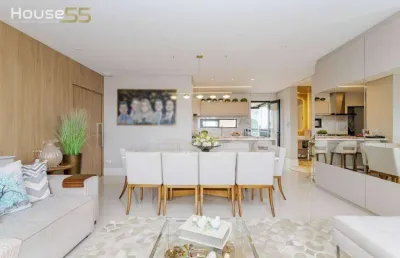 Apartamento com 3 dormitórios à venda, 136 m² por r$ 2.550.000,00 - água verde - curitiba/pr