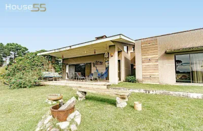 Casa com 5 dormitórios à venda, 390 m² por r$ 2.100.000,00 - chácara águas claras - piraquara/pr