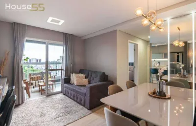Apartamento com 2 dormitórios à venda, 71 m² por r$ 880.000,00 - portão - curitiba/pr