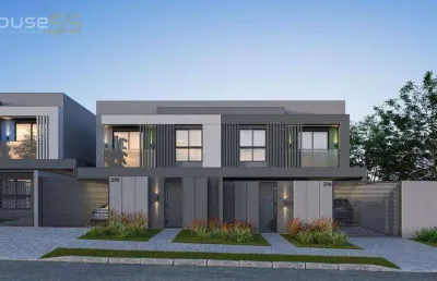 Sobrado com 3 dormitórios à venda, 100 m² por r$ 800.000,00 - jardim das américas - curitiba/pr