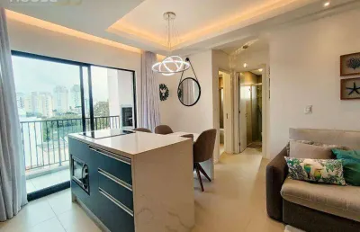 Apartamento com 2 dormitórios à venda, 55 m² por r$ 735.000,00 - água verde - curitiba/pr
