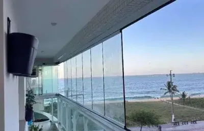 Oportunidade para locação - apto 02  quartos/suíte na orla da praia da costa!
