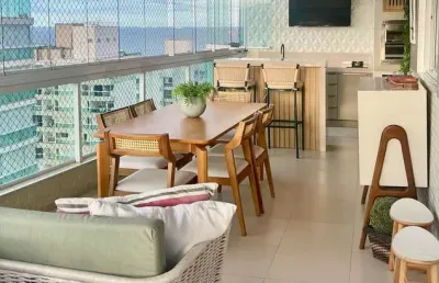 Apartamento com 3 quartos à venda na praia da costa, vila velha , 127 m2 por r$ 1.550.000
