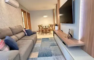 Lindo apartamento de 03 quartos na praia de itaparica com varanda e lazer completo! 