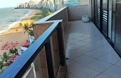 Lindo apartamento de 04 quartos frente para o mar .praia da costa!