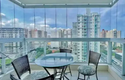 Lindo apartamento de 3 quartos na praia de itaparica com varanda e lazer completo!