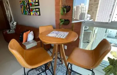 Lindo apartamento de 3 quartos na praia de itaparica com varanda e lazer completo!