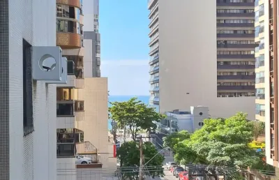 Lindo apartamento de 03 quartos na praia da costa com varanda e lazer completo! 