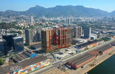 Apartamento à venda no santo cristo/rj: 2 quartos, 1 banheiro, condomínio epicentro. valor: r$370.000.