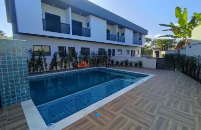 Casa de condomínio com 2 quartos, bopiranga, itanhaém - r$ 425 mil, cod: 1874