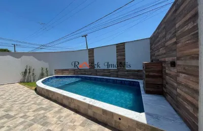 Casa com 3 quartos, jardim são fernando, itanhaém - r$ 490 mil, cod: 2166