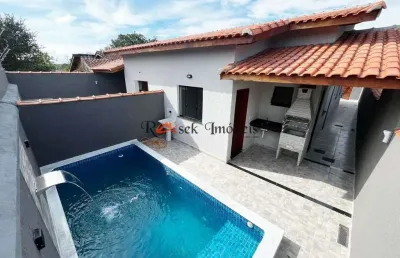 Casa com 3 quartos, jardim jamaica, itanhaém - r$ 370 mil, cod: 2184
