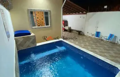 Casa com 2 quartos, jardim bopiranga, itanhaém - r$ 375 mil, cod: 2227