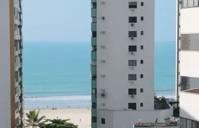 Lindo apartamento com vista frontal e definitiva para o mar na barra norte - balneário camboriú/sc