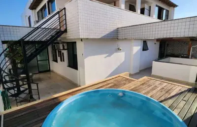 Cobertura duplex com piscina disponivel pra venda e locação