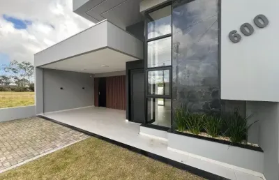 Casa nova com 3 dormitórios de alto padrão | osório/rs