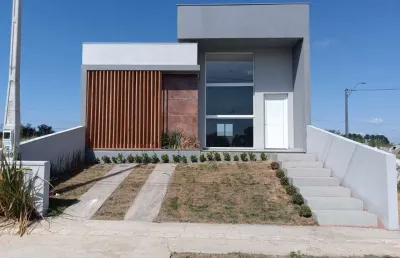 Casa para venda em gravataí, garden ville, 3 dormitórios, 1 suíte, 2 banheiros, 2 vagas