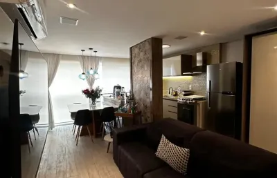 Lindo apartamento mobiliado, 48m², com varanda de verdade! lazer  completo!