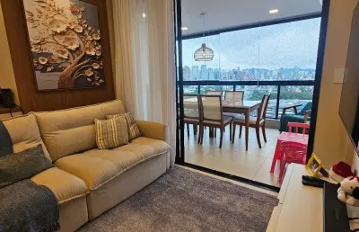 Varanda gourmet! vista livre! projeto de arquiteto! lazer completo! 2 dorms(1 suite) 2 vagas, 82m²