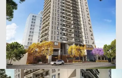 Apartamento em Obras em rua tranquila e arborizada