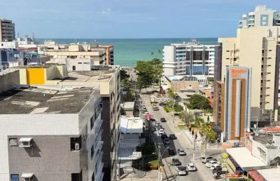 Lindo apartamento de 1 quarto com vista definitiva para o mar