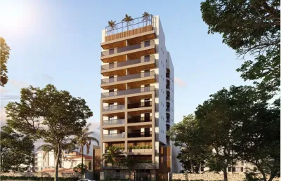 Apartamento à venda, 02 quartos sendo 01 suite, 01 vaga de garagem, área de lazer, enseada azul - guarapari/es
