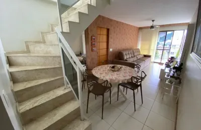 Excelente cobertura de 159m² com 2 suítes - freguesia / rj