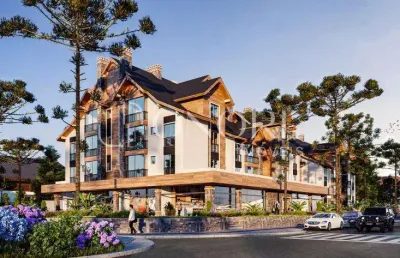 Apartamento com 2 quartos à venda na avenida das hortênsias, bavaria, gramado, 82 m2 por r$ 1.468.000
