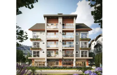 Apartamento com 1 quarto à venda na Rua Leopoldo Tissot, Várzea Grande, Gramado