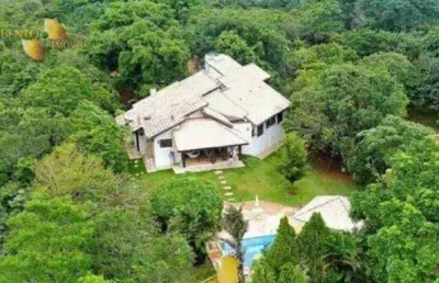 Chácara com 4 dormitórios à venda, 5000 m² por r$ 3.000.000 - zona rural - chapada dos guimarães/mt